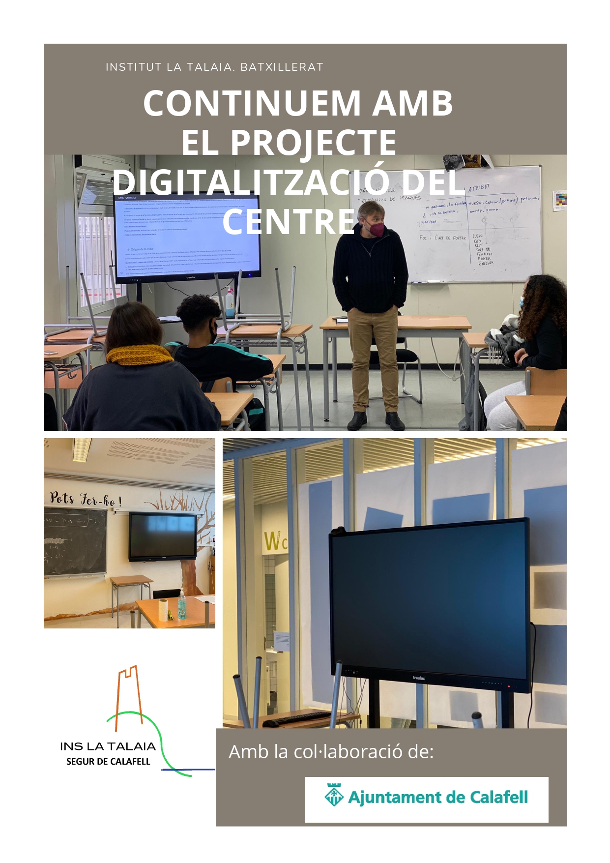 Continuem amb la Digitalització del Centre | Imagen